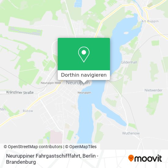 Neuruppiner Fahrgastschifffahrt Karte