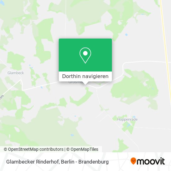 Glambecker Rinderhof Karte