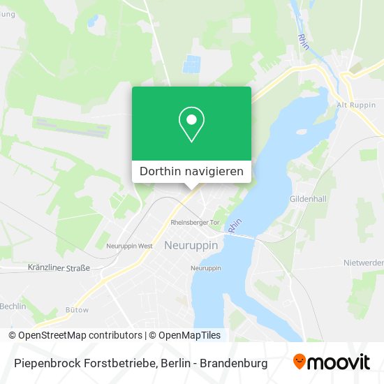 Piepenbrock Forstbetriebe Karte