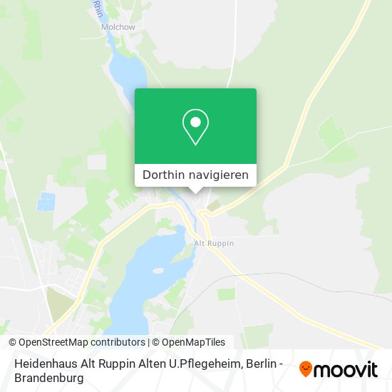 Heidenhaus Alt Ruppin Alten U.Pflegeheim Karte