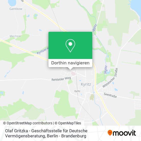 Olaf Gritzka - Geschäftsstelle für Deutsche Vermögensberatung Karte