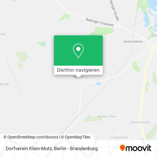 Dorfverein Klein-Mutz Karte