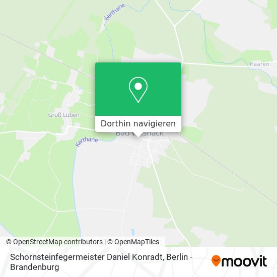 Schornsteinfegermeister Daniel Konradt Karte