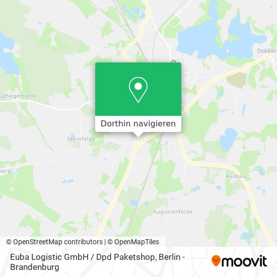 Euba Logistic GmbH / Dpd Paketshop Karte