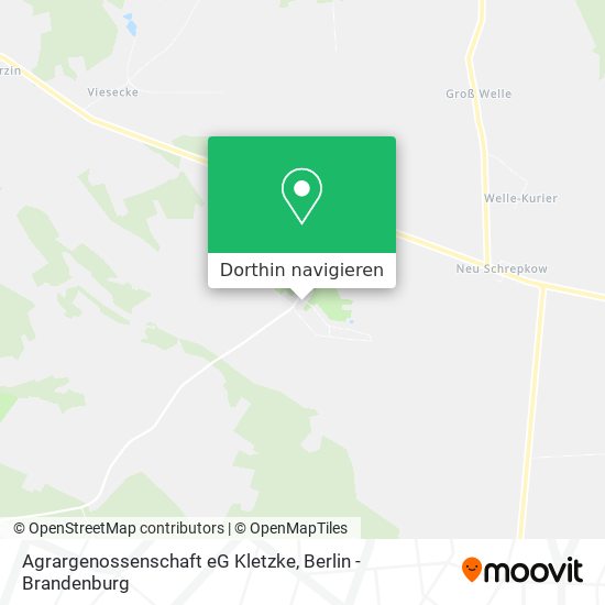 Agrargenossenschaft eG Kletzke Karte