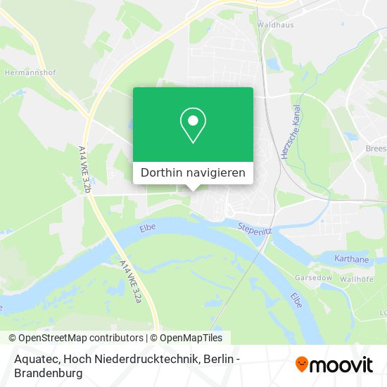 Aquatec, Hoch Niederdrucktechnik Karte