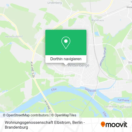 Wohnungsgenossenschaft Elbstrom Karte