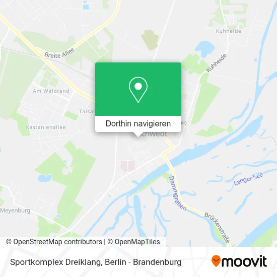 Sportkomplex Dreiklang Karte