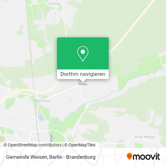 Gemeinde Weisen Karte