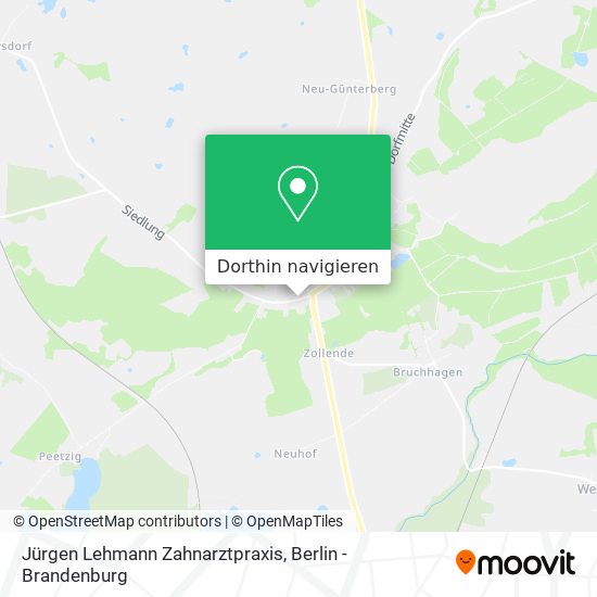 Jürgen Lehmann Zahnarztpraxis Karte