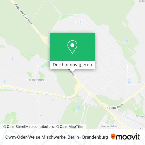 Owm-Oder-Welse Mischwerke Karte