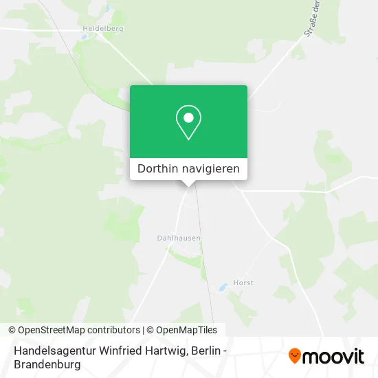 Handelsagentur Winfried Hartwig Karte