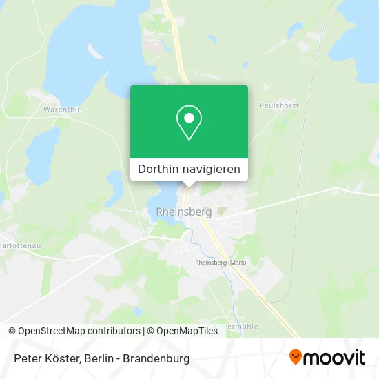 Peter Köster Karte
