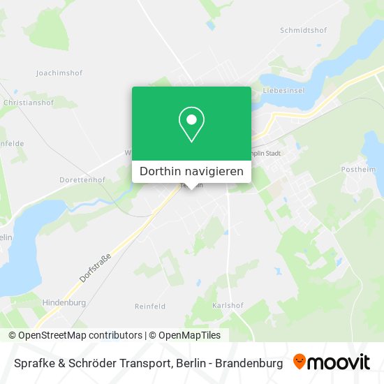 Sprafke & Schröder Transport Karte