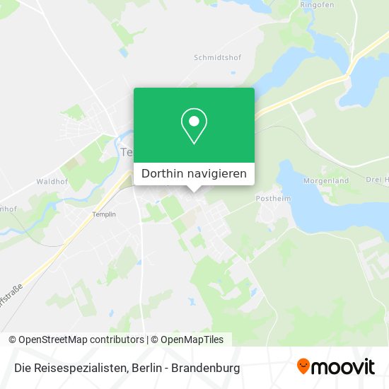 Die Reisespezialisten Karte