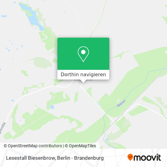 Lesestall Biesenbrow Karte