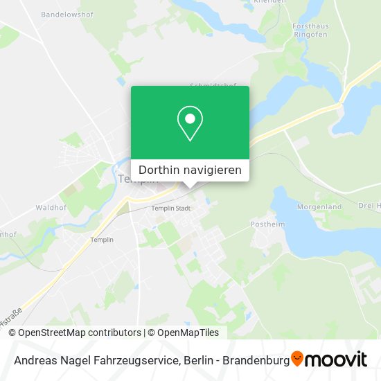Andreas Nagel Fahrzeugservice Karte