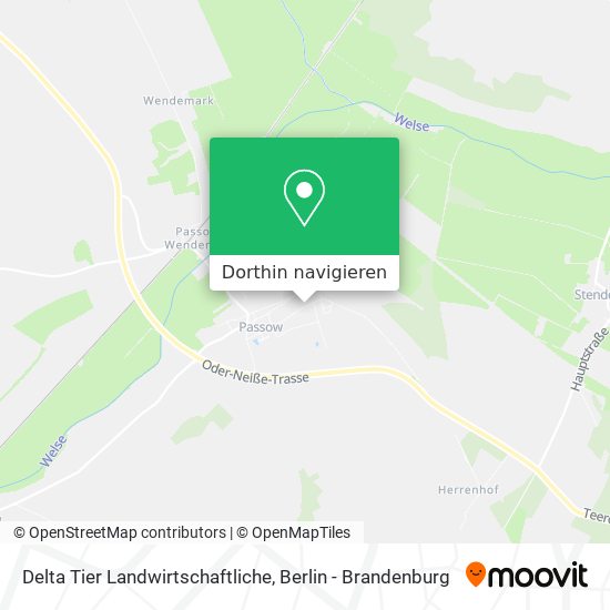 Delta Tier Landwirtschaftliche Karte
