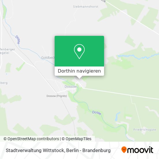 Stadtverwaltung Wittstock Karte