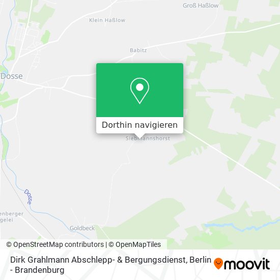 Dirk Grahlmann Abschlepp- & Bergungsdienst Karte