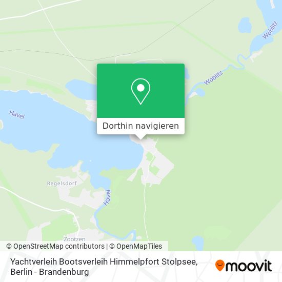 Yachtverleih Bootsverleih Himmelpfort Stolpsee Karte