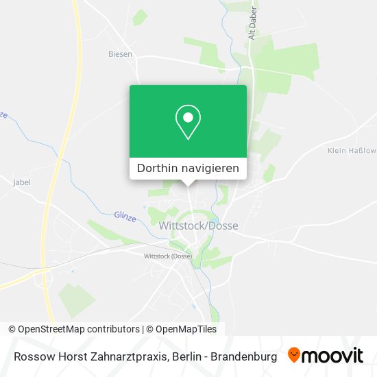 Rossow Horst Zahnarztpraxis Karte