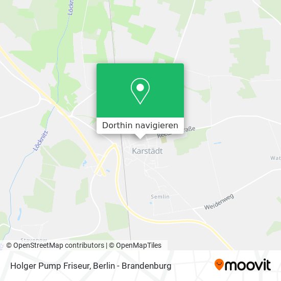 Holger Pump Friseur Karte