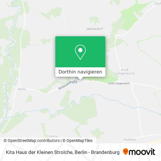 Kita Haus der Kleinen Strolche Karte