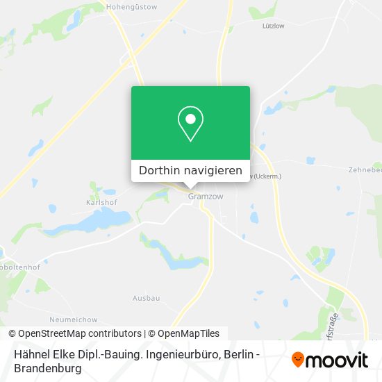 Hähnel Elke Dipl.-Bauing. Ingenieurbüro Karte