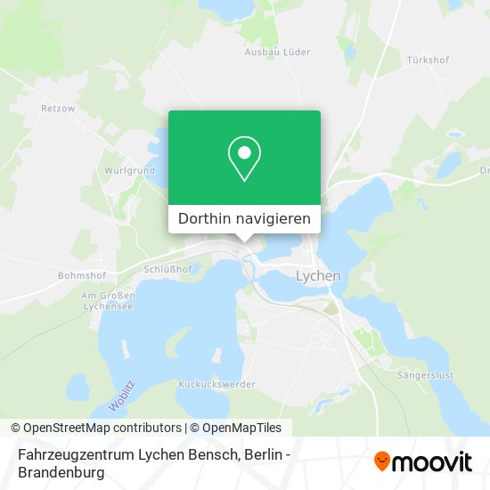 Fahrzeugzentrum Lychen Bensch Karte