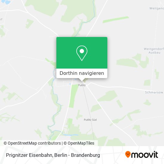 Prignitzer Eisenbahn Karte
