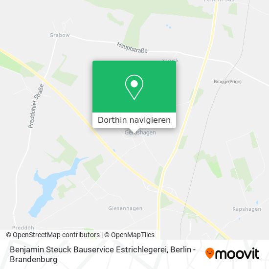 Benjamin Steuck Bauservice Estrichlegerei Karte