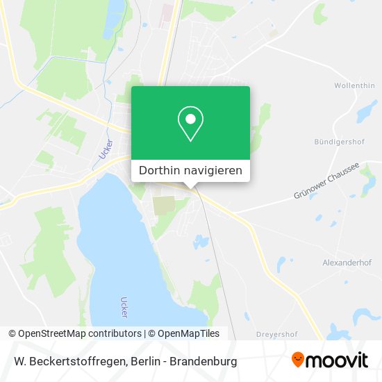 W. Beckertstoffregen Karte