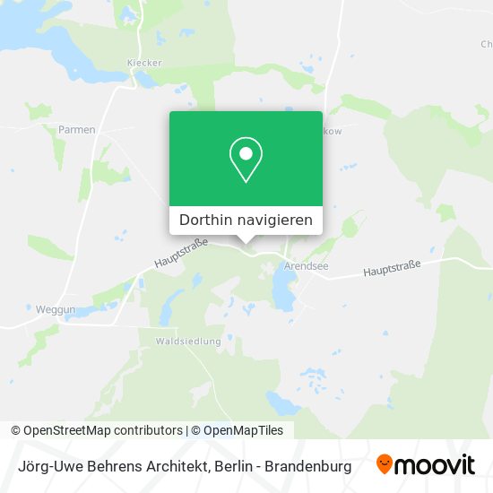 Jörg-Uwe Behrens Architekt Karte