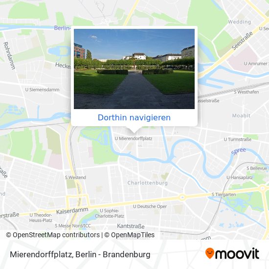 Mierendorffplatz Karte