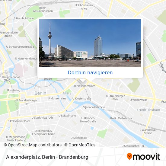 Alexanderplatz Karte