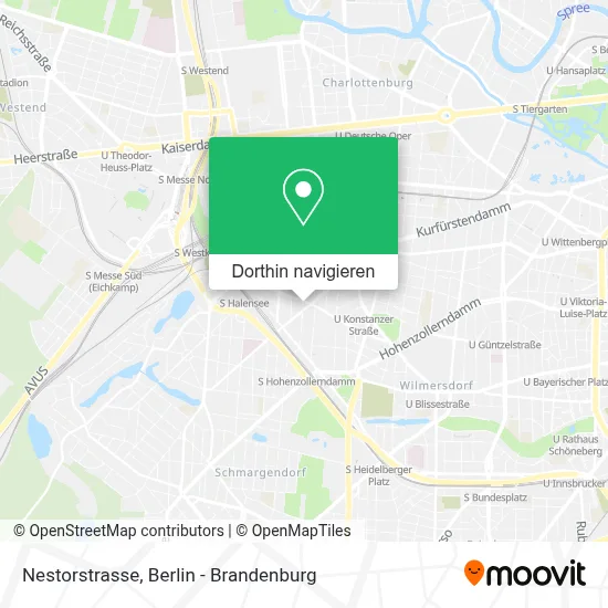 Nestorstrasse Karte