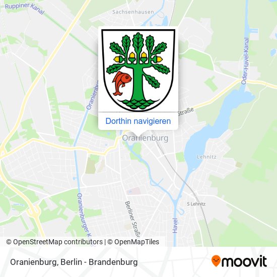 Oranienburg Karte