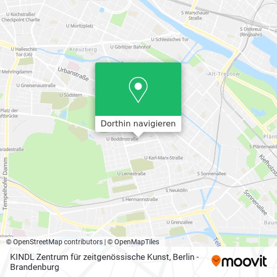 KINDL Zentrum für zeitgenössische Kunst Karte