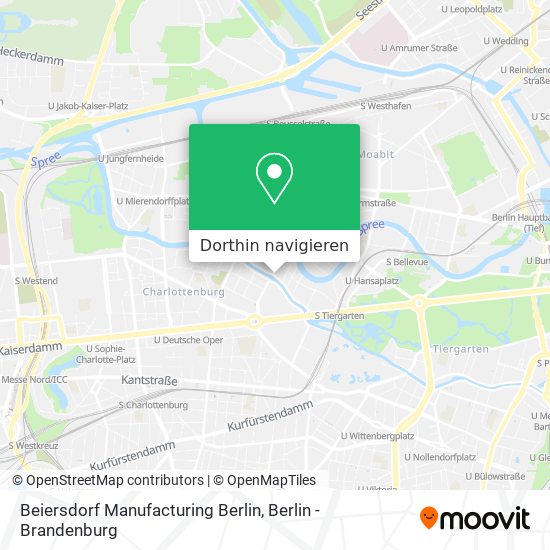 Beiersdorf Manufacturing Berlin Karte