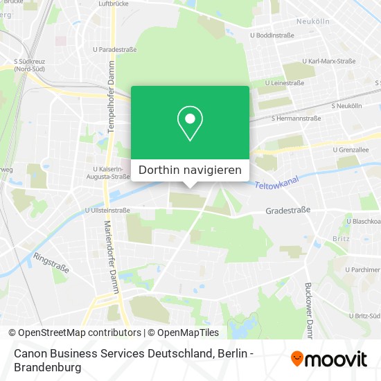 Canon Business Services Deutschland Karte