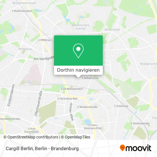 Cargill Berlin Karte