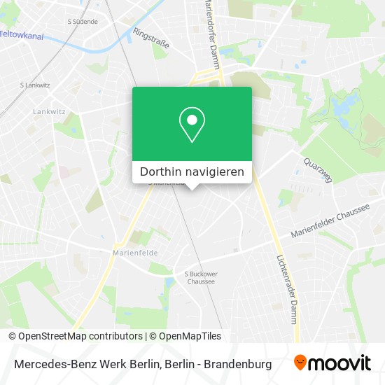Mercedes-Benz Werk Berlin Karte