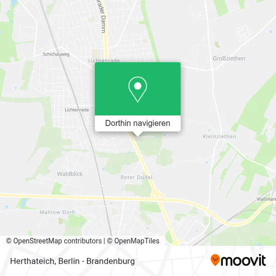 Herthateich Karte