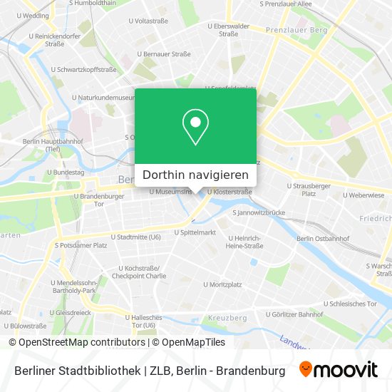Berliner Stadtbibliothek | ZLB Karte