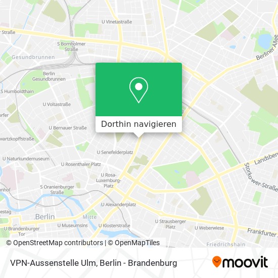 VPN-Aussenstelle Ulm Karte
