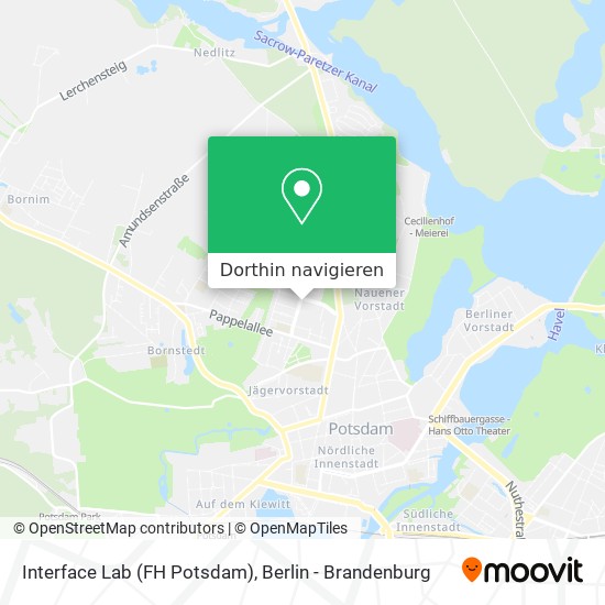 Interface Lab (FH Potsdam) Karte