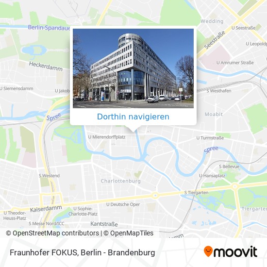 Fraunhofer FOKUS Karte