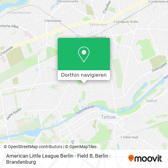 American Little League Berlin - Field B Karte