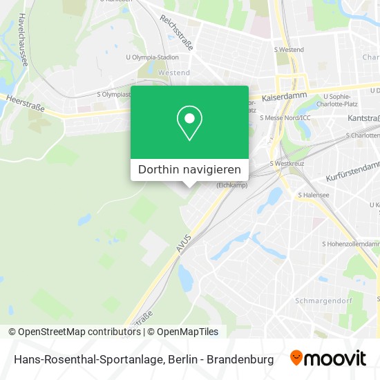 Hans-Rosenthal-Sportanlage Karte